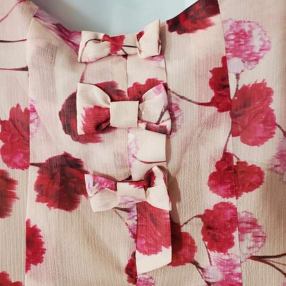 Nemnew Pink Floral Billowy Dress - Picture 3 of 7